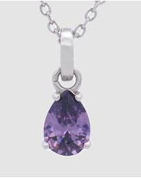 Georgini - GEORGINI WISTERIA PENDANT AMETHYST CZ SILVER