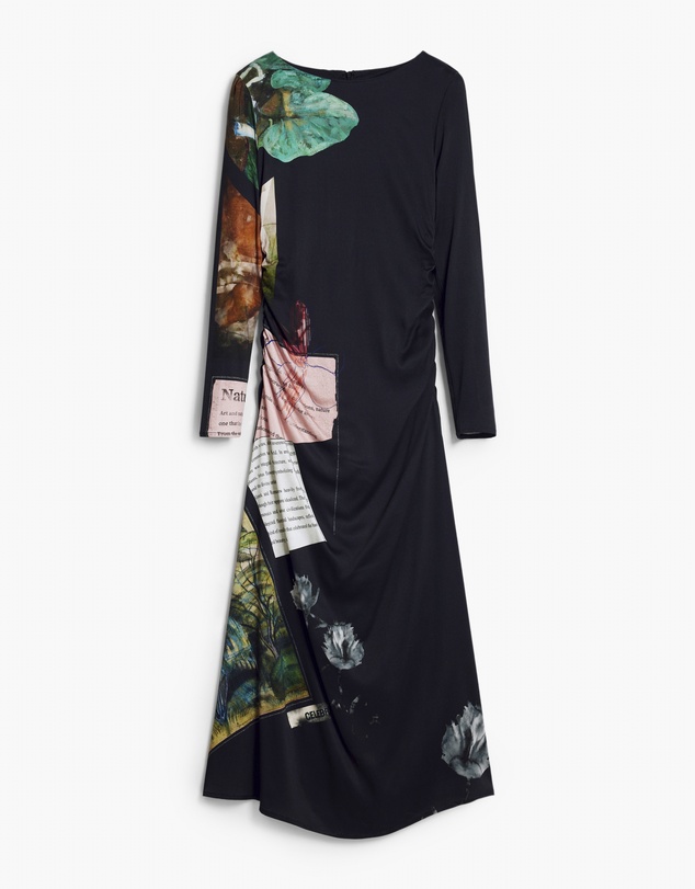 Desigual - Collage asymmetrical dress