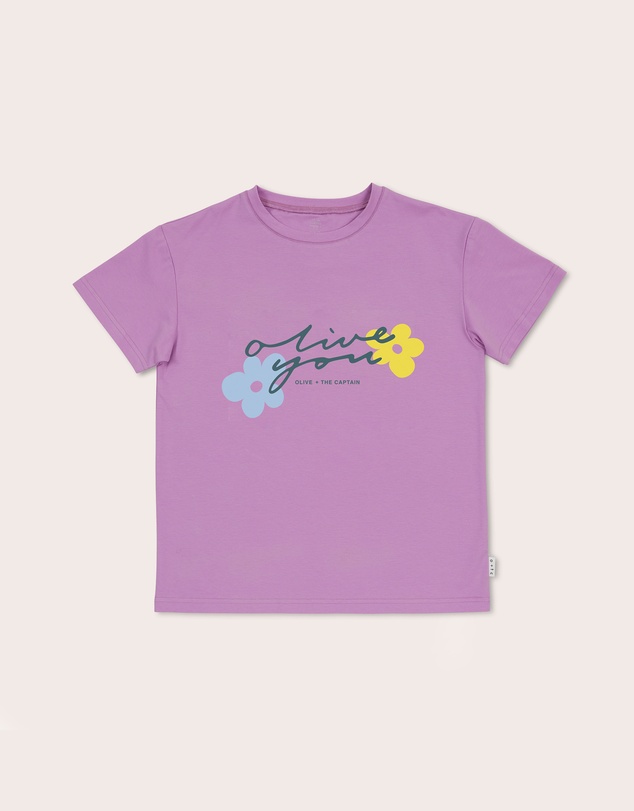 Olive & The Captain - Olive You Flora Everyday Tee