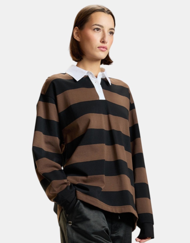 Cynthia Rowley - Striped Cotton Rugby Shirt