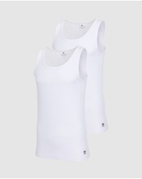 adidas Originals - 2 Pack Comfort Rib Cotton Tank Top