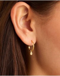 By Charlotte - Gold Grace Hoops
