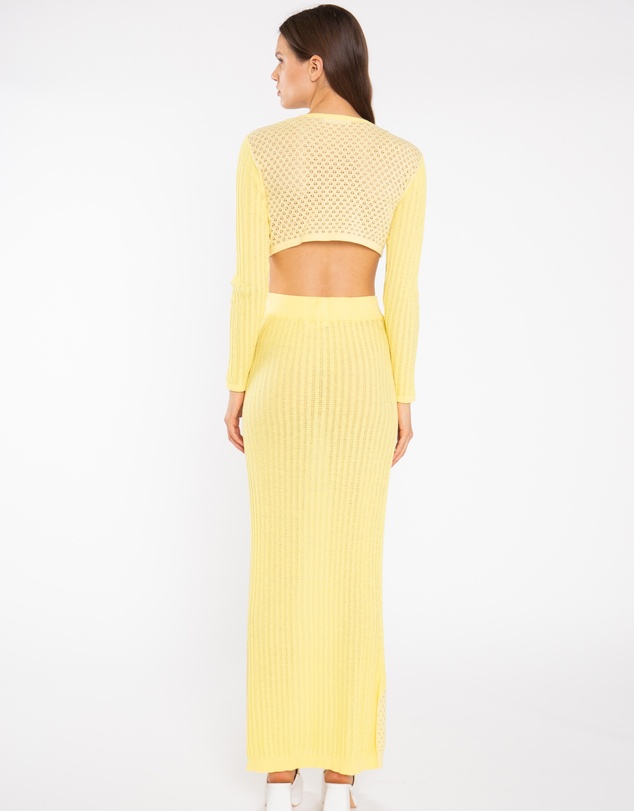 Glamorous - Lace-Up Front Knitted Top