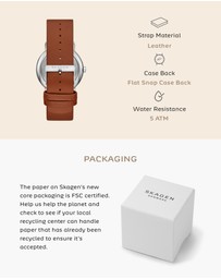 Skagen - Signatur Brown Analogue Watch