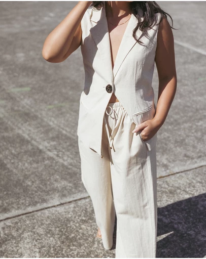 Petal & Pup - Trula Vest - Oatmeal