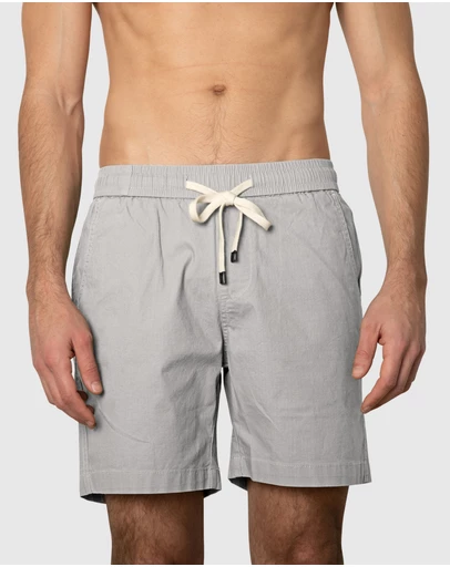 Mosmann - Travis Casual Shorts - Stone Grey