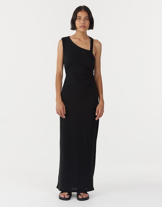 Third Form - Stirling Twist Asymmetric Maxi Dress