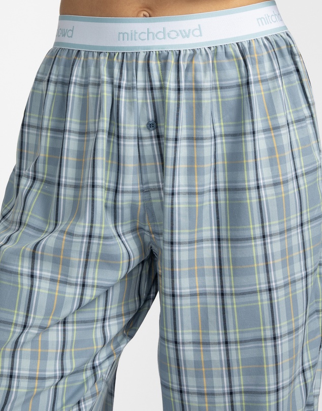 Mitch Dowd - Waves Check Pyjama Pant - Multi
