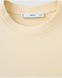 M.N.G - Short-Sleeved Cotton T-Shirt