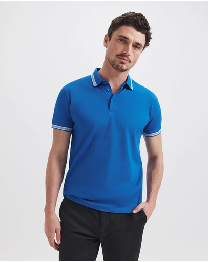 SABA - Andy Tipped Cotton Polo