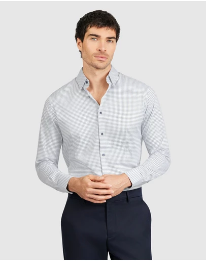 Tarocash - Leeds Slim Bamboo Check Shirt