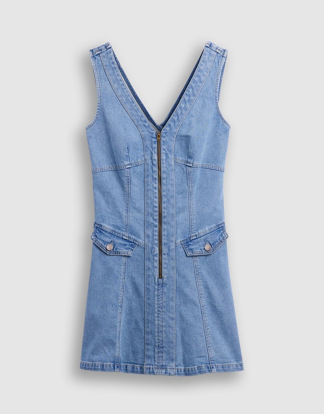 GAP - Sleeveless ZF V-Neck Mini Dress