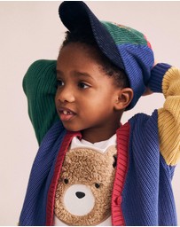 Huxbaby - Colour Block Varsity Hux Cardigan - Babies-Kids