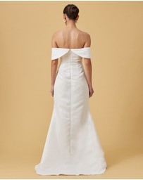 CHANCERY - Fold Bodice Mermaid Gown