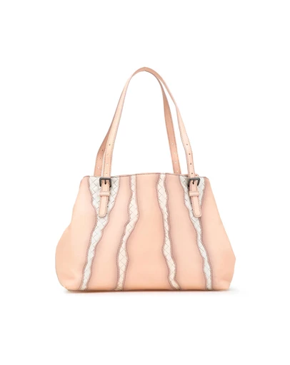 Pre-Loved by Azura Reborn - Pre-Loved Medium Nappa Intrecciato Glimmer Tote