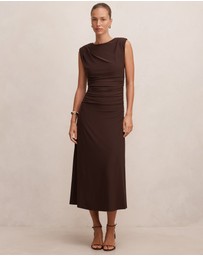 Forever New - Alisa Ruched Jersey Midi Dress