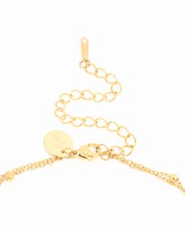 Lovisa - Waterproof Gold Plated Stainless Steel Flower Layered Necklace