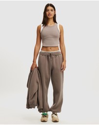 Cotton On Body Active - Active Rib Curved Hem Tank