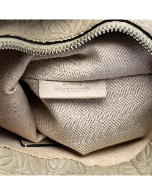 Pre-Loved by Azura Reborn - Pre-Loved Embossed Calfskin Anagram Repeat T Clutch