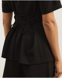 Atmos&Here - Aveline Tie Back Shirt
