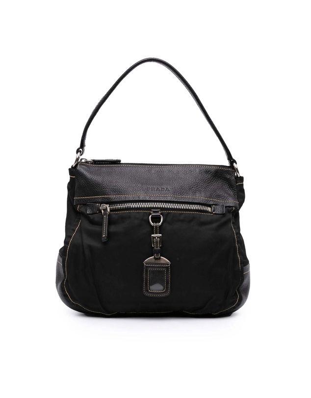 Pre-Loved by Azura Reborn - Pre-Loved Leather and Tessuto Shoulder Bag