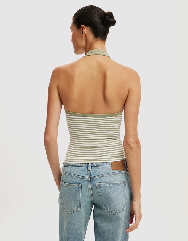 Cotton On - Everyday Smooth Scoop Halter Top