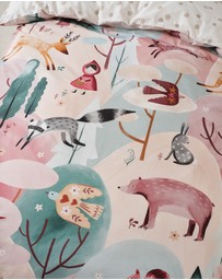 Linen House Kids - Folk Woodland Quilt Cover Set
