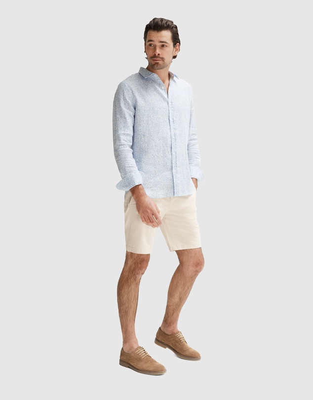 Trenery - Classic Chino Short in Chalk