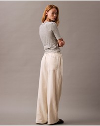 Calvin Klein - Relaxed Linen Cotton Pants