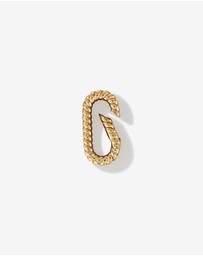 Michael Hill - Twisted Paperclip Pendant Connector in 10k Yellow Gold