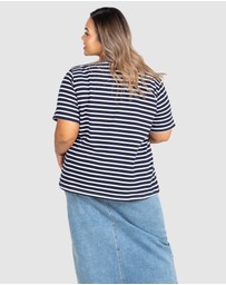 Love Your Wardrobe - Cassie Stripe Tee