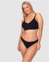 B Free Intimate Apparel - Seamless Stretch Comfort G String - 3 Pack