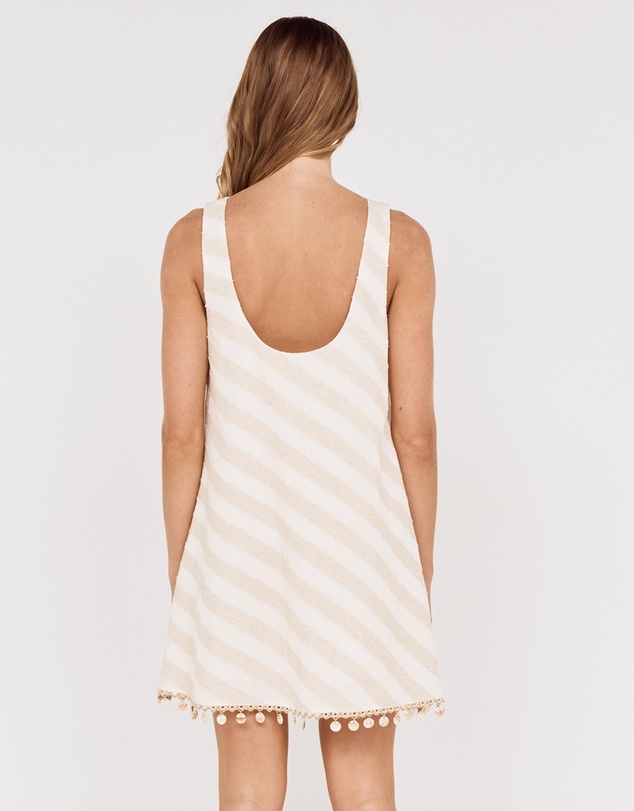 MINKPINK - Kaia Shell Tassel Mini Dress
