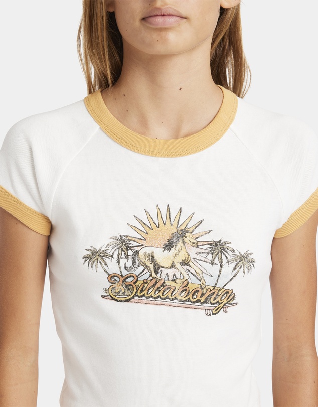 Billabong Kids - Girls 6 to 14 Seaside Session Ringer Raglan T-Shirt
