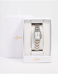 Lovisa - Silver Rectangle Roman Numeral Watch