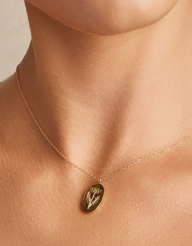 Zoe Olivia - Waterproof Birth Flower Necklace - November