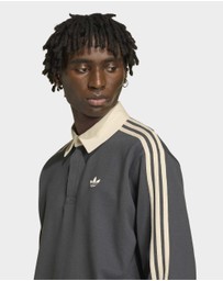 adidas Originals - 3-STRIPES RUGBY LONGSLEEVE POLO Mens