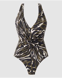 Magicsuit - Safari Sands Drew V Neck One Piece Shaping Swimsuit