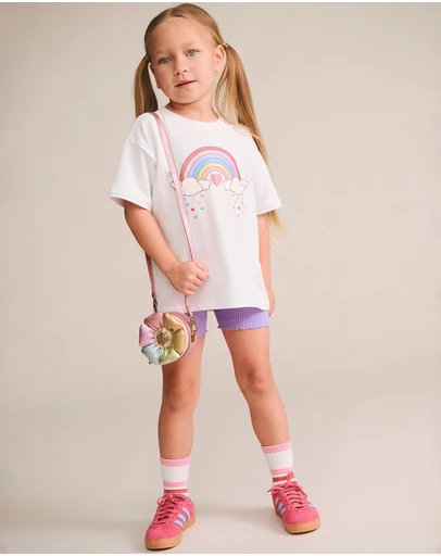 Huxbaby - Magical Rainbow Slouchy Tee - Babies-Teens