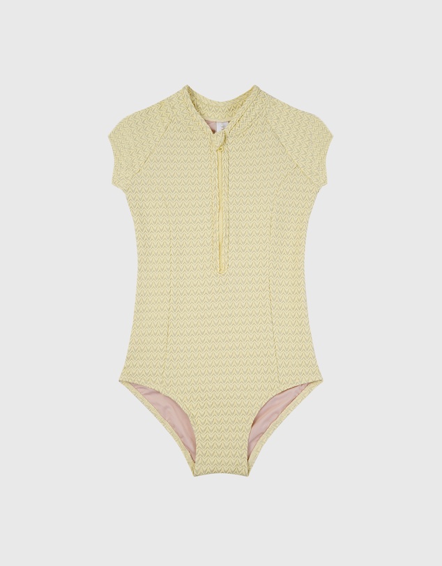 Aqua Blu Kids - Stepping Stones Cap Sleeve One Piece - Kids