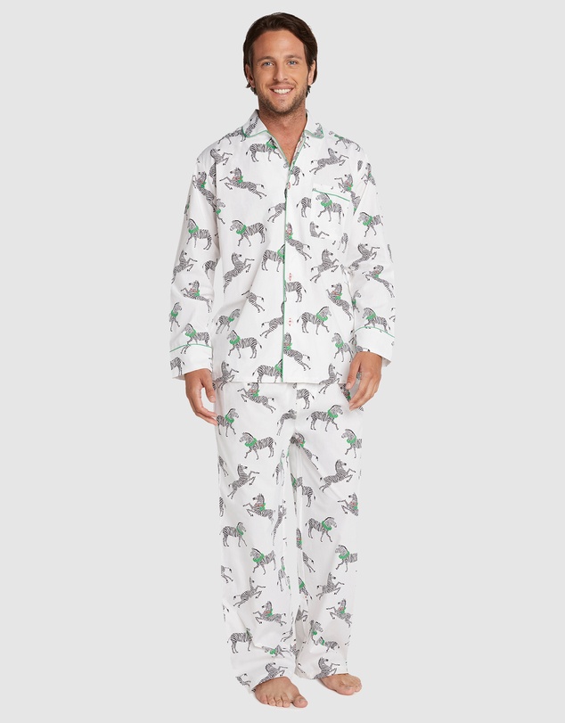 Sant And Abel - Christmas Zebra Long Sleeve Pyjama Set