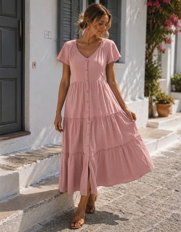 Esther & Co - Celie Dress - Pink