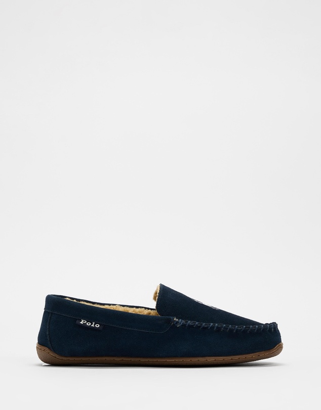 Polo Ralph Lauren - Brenan Suede Slippers - Men's