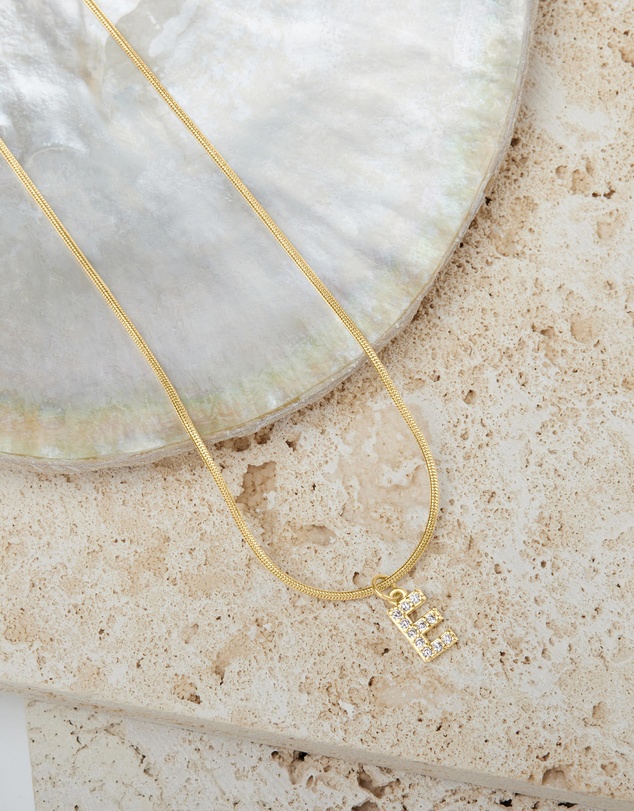 Pastiche - Initial E Necklace