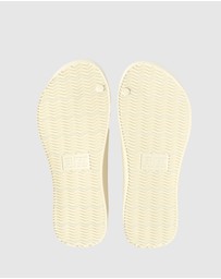 Tolu Australia - Ivory Thongs With Arch Support