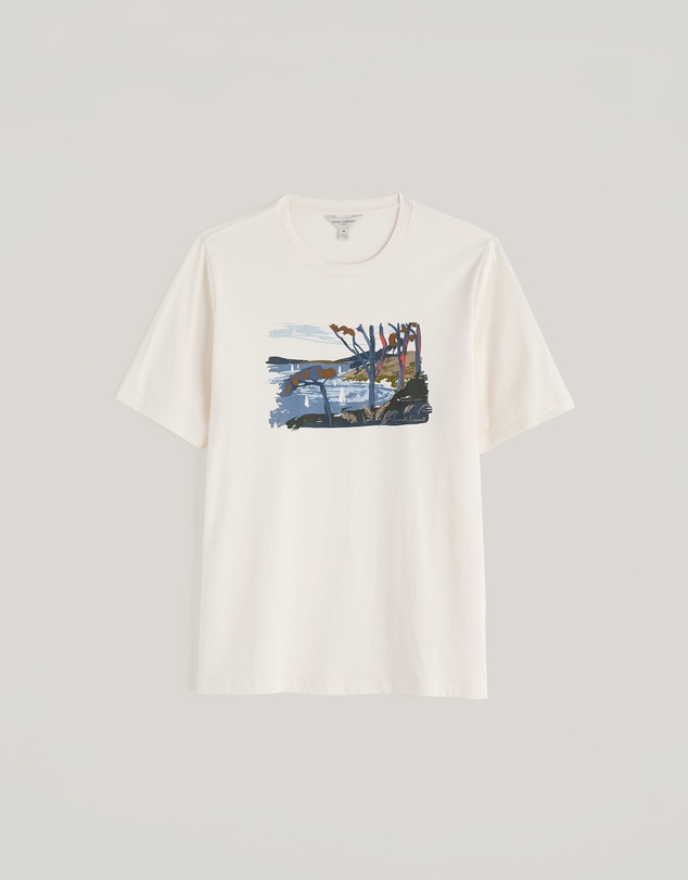 Seasalt - Seasalt Cornwall White Midwatch Organic Cotton T-Shirt