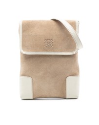 Pre-Loved by Azura Reborn - Pre-Loved Suede Anagram Crossbody