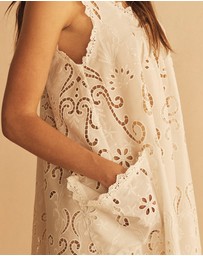 AUR OCEA - Merletti Lace Swing Mini Dress