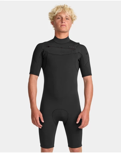 Quiksilver - Mens 2/2mm Everyday Session Chest Zip Springsuit