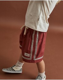Rhythm - Twin Trim Heritage Beach Shorts - Kids